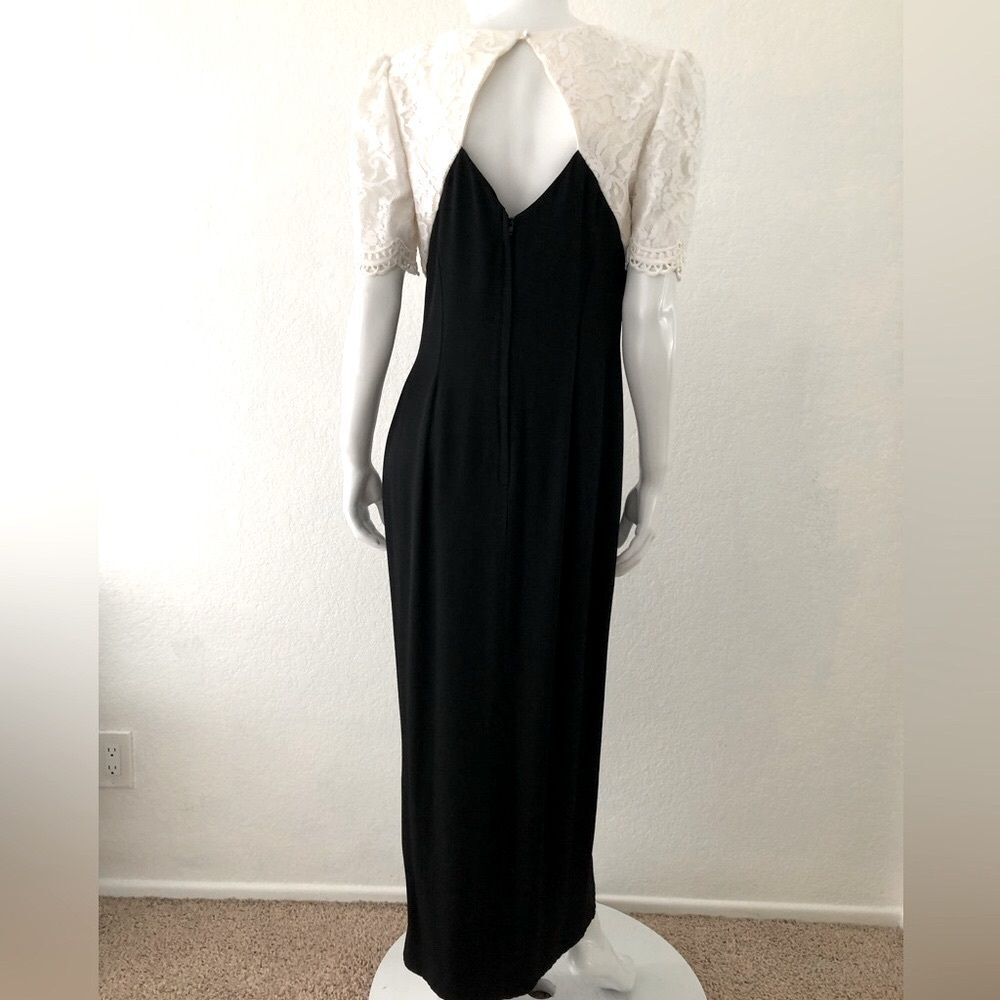 Jessica McClintock Dress Vintage 80s Gunne Sax Prom Wedding Graduation Size 14 - Picture 4 of 9